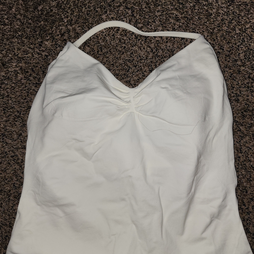 Dfyne Ivory Halter Top